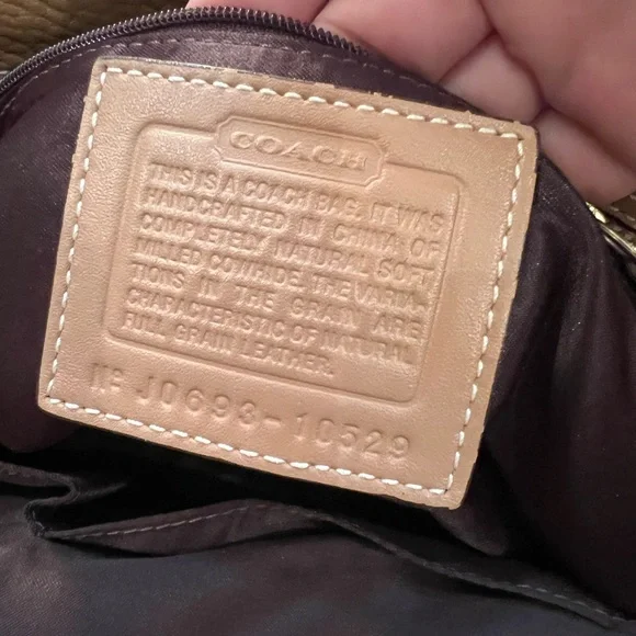 Coach Hampton Braided Pebbled Leather Bag - Picture 14 of 15